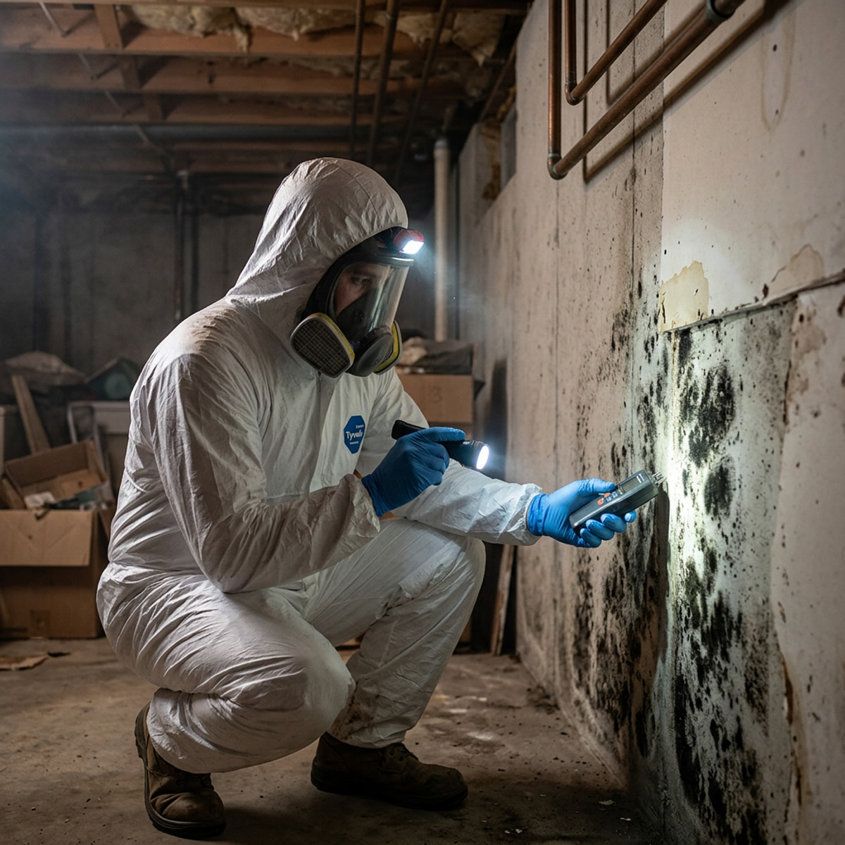 Treating an affected interior wall