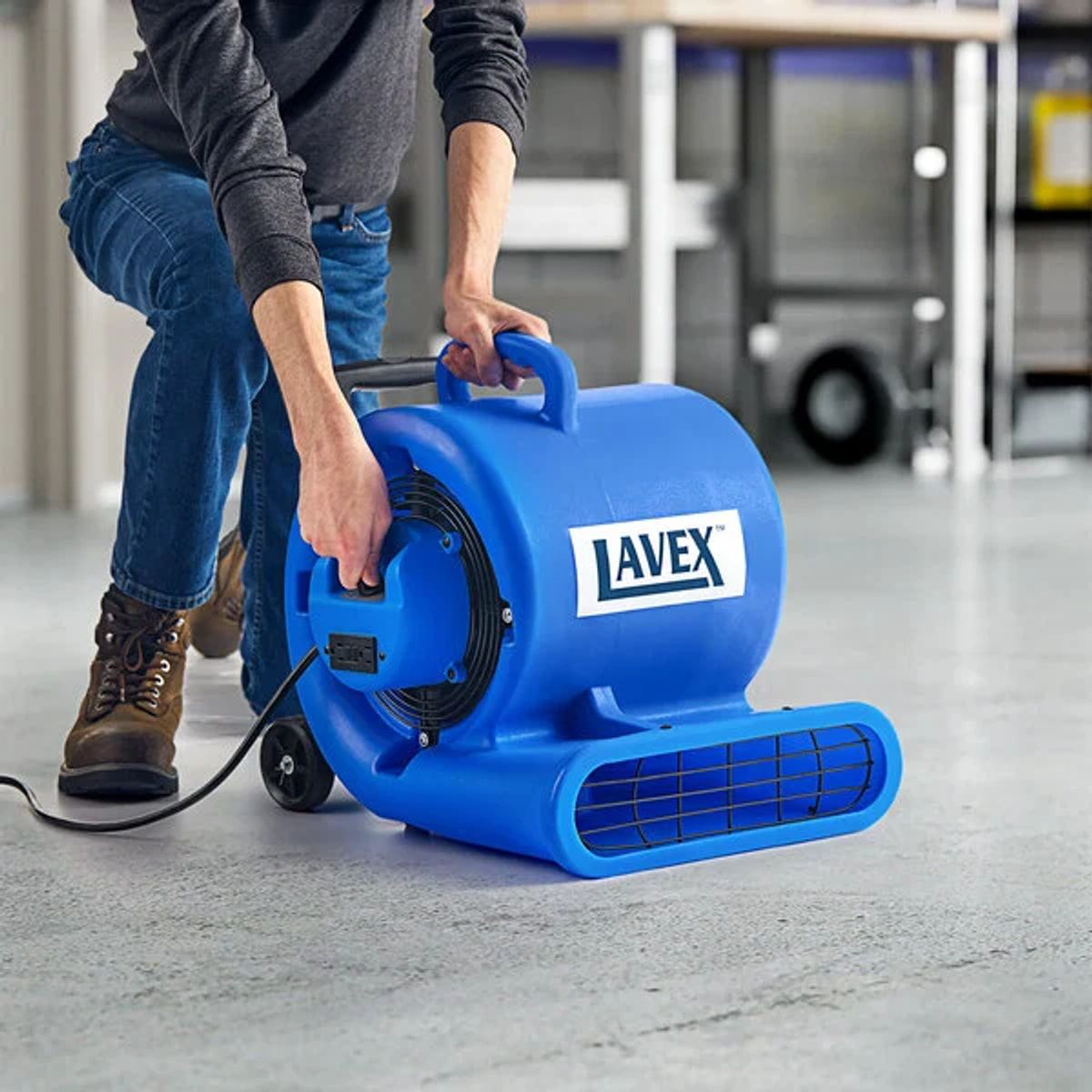 Commercial air mover used for structural drying